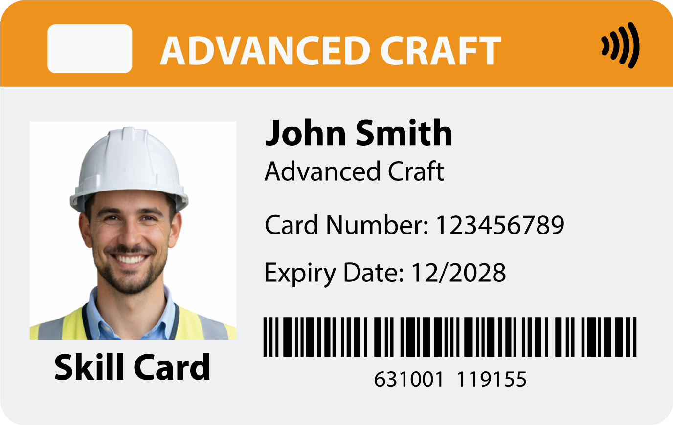 Gold CSCS Card